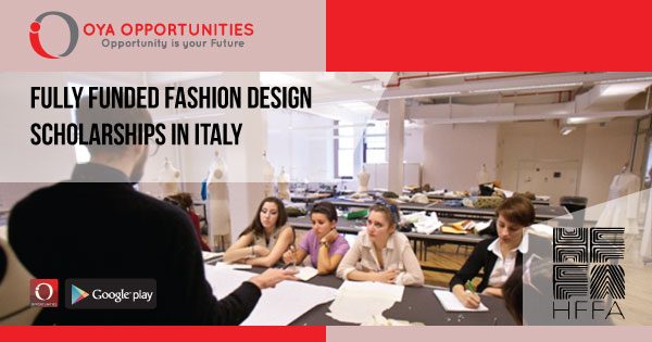 Fully Funded Fashion Design Scholarships in Italy