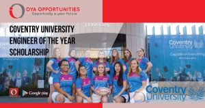 Coventry University Engineer of the Year Scholarship