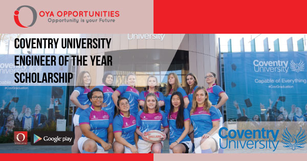 Coventry University Engineer of the Year Scholarship