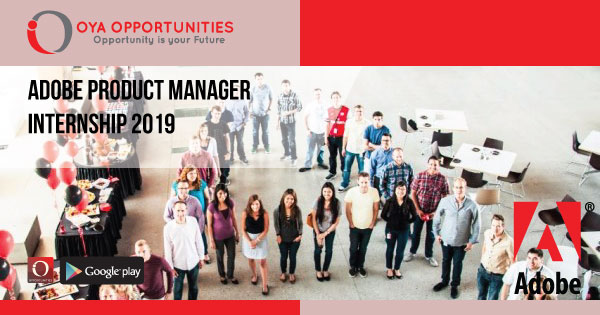 Adobe Product Manager Internship 2019