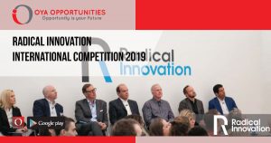 Radical Innovation International Competition 2019