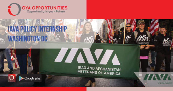 IAVA Policy Internship in Washington DC