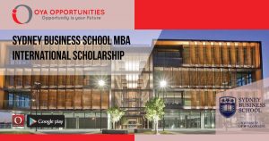 Sydney Business School MBA International Scholarship