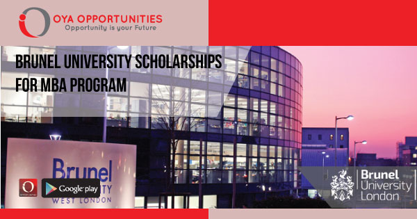 Brunel University Scholarships for MBA Program