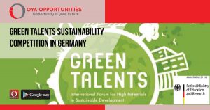 Green Talents Sustainability Competition in Germany