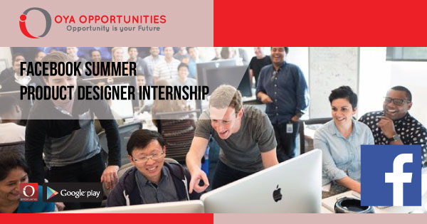 Facebook Summer Product Designer Internship