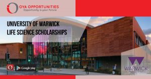 University of Warwick Life Science Scholarships