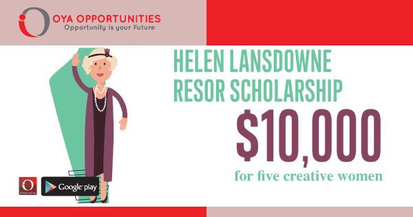 Helen Lansdowne Resor Creative Women Scholarship