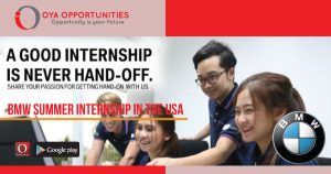 BMW Summer Internship in the USA