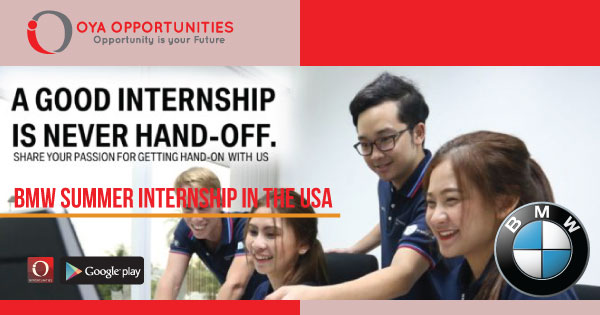 BMW Summer Internship in the USA