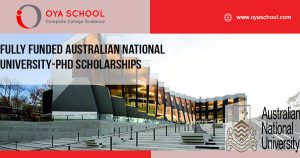 Fully Funded Australian National University-PhD Scholarships