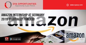 Amazon Internship at Germany 2019 (Partially Funded)