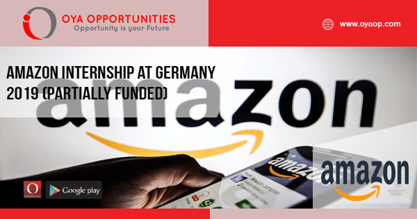 Amazon Internship at Germany 2019 (Partially Funded)