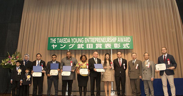 Funded Takeda Foundation Young Entrepreneurship Award, Japan