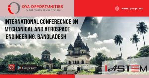 international conferecnce on mechanical and aerospace engineering, bangladesh