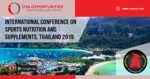 International Conference on Sports Nutrition and Supplements, Thailand