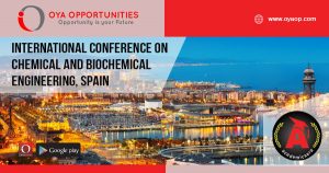 Academicsera - 565th International Conference on Chemical and Biochemical Engineering (ICCBE), 11-12 November 2019, Barcelona, Spain