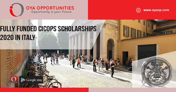 Fully Funded CICOPS Scholarships 2020 in Italy