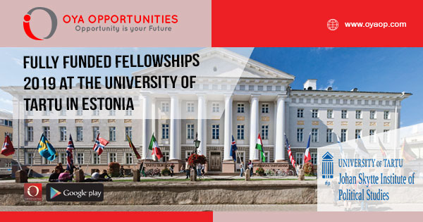 Fully Funded Fellowships 2019 at The University of Tartu in Estonia