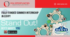 Fully Funded Summer Internship in Egypt
