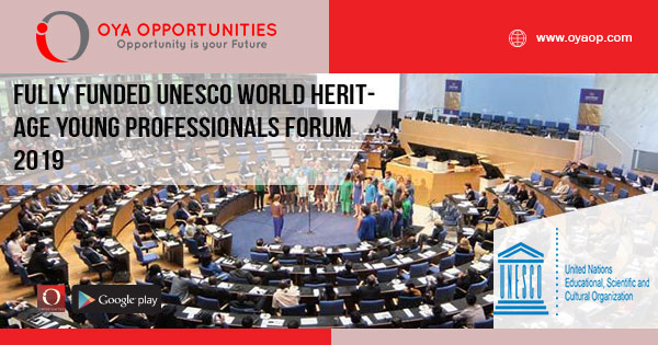 Fully Funded UNESCO World Heritage Young Professionals Forum 2019