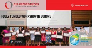 Fully Funded Workshop in Europe