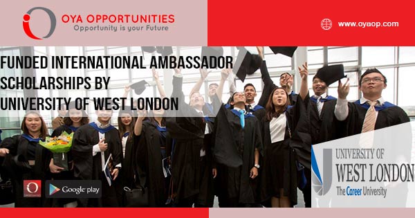 Funded International Ambassador Scholarships by University of West London