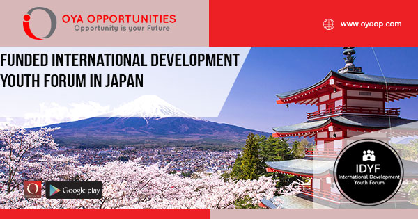 Funded International Development Youth Forum in Japan