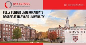 Fully Funded Undergraduate Degree at Harvard University