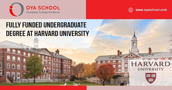 Fully Funded Undergraduate Degree at Harvard University