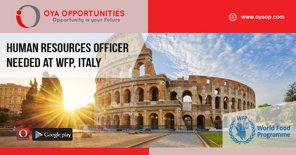 Human-resources-officer-needed-at-WFP,-italy