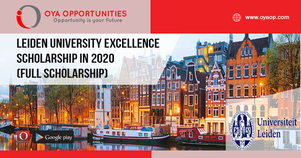 Leiden University Excellence Scholarship in 2020 (Full Scholarship)