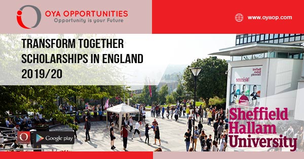 Transform Together Scholarships in England 2019/20