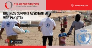 Business Support Assistant at WFP, Pakistan