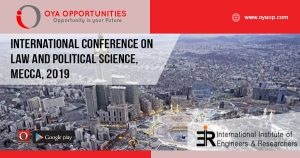 International Conference on Law and Political Science, Mecca