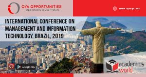 Information Conference on Management and Information Technology, Brazil
