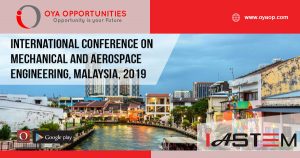 International Conference on Mechanical and Aerospace Engineering, Malaysia