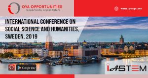 International Conference on Social Science and Humanities, Sweden