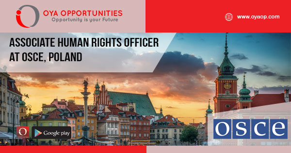 Associate Human Rights Officer at OSCE, Poland