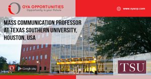 Mass Communication Professor at Texas Southern University, Houston, USa