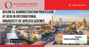 Business Administration Professor at Berlin International University of Applied Science