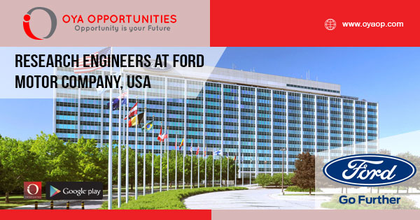 Research Engineers at Ford Motor Company, USA