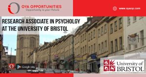 Research Associate in Psycholgy at the University of Bristol