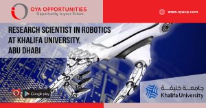 Research Scientists in Robotics at Khalifa University