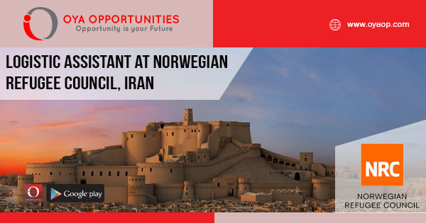 Logistic Assistant at Norwegian Refugee Council, Iran