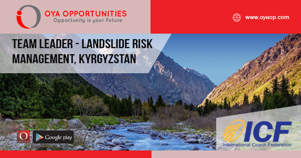 team leader - landslide risk management, Kyrgyzstan