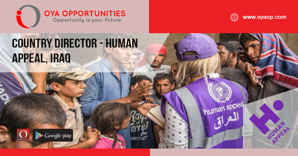 Country Director - Human Appeal, Iraq
