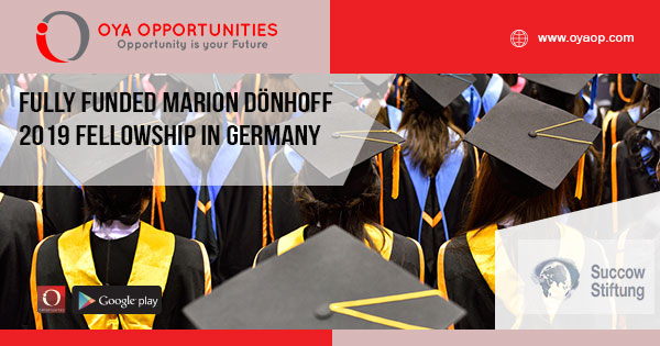 Fully Funded Marion Dönhoff Fellowship in Germany