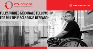 Fully Funded McDonald fellowship for multiple sclerosis research