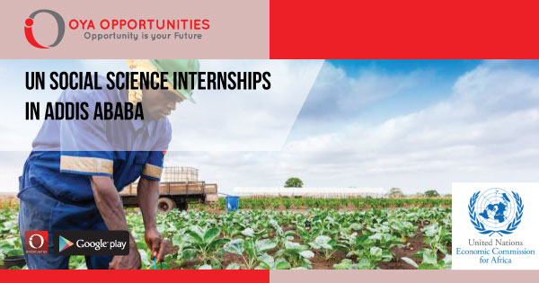 UN Social Science Internships in Addis Ababa
